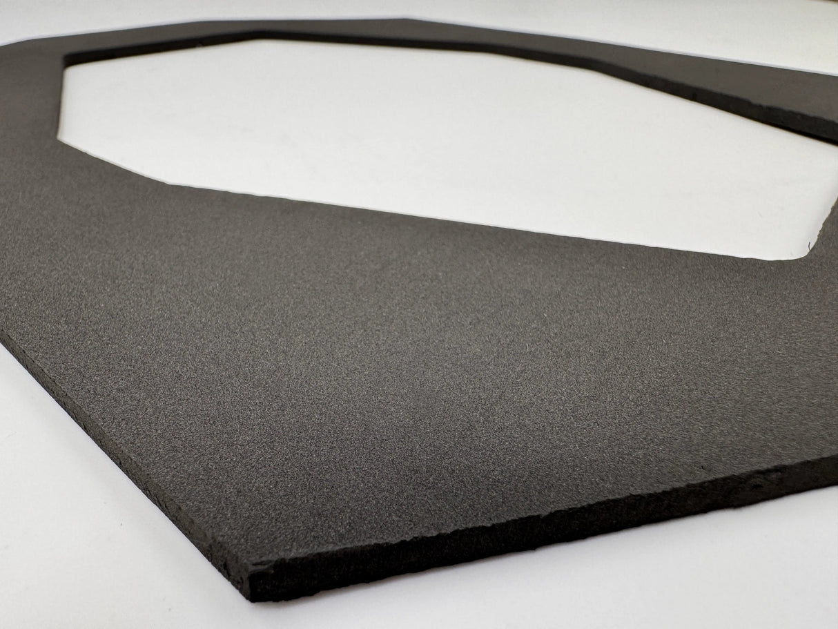 Tubular skylight, Solar LightBlaster for conex containers with 3.5 inch roof ribs, galvanized finish, showing gasket seal for waterproof installation | Solar Blaster brand