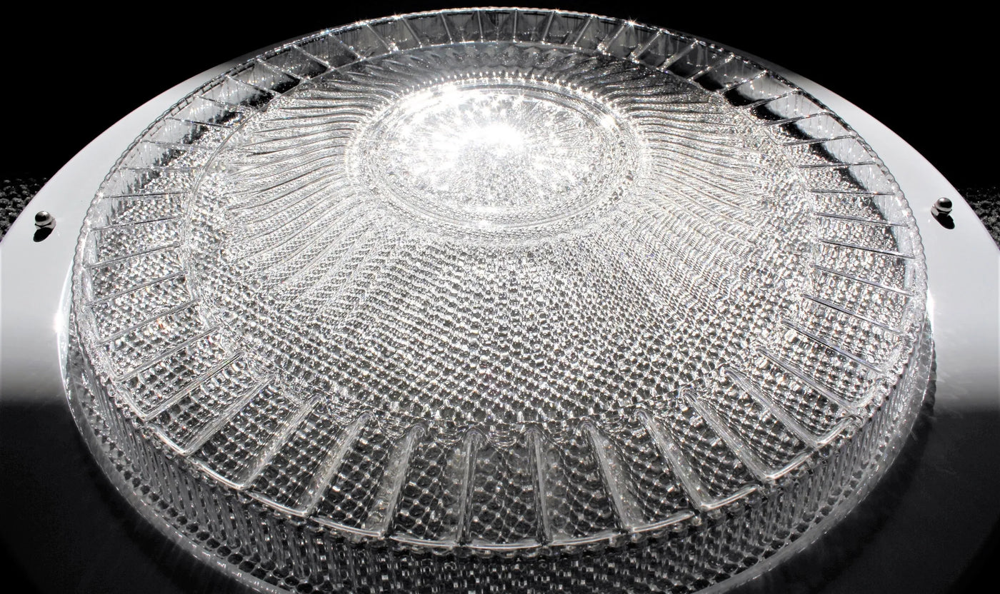 The diffuser of a Solar LightBlaster Tubular Skylight for Homes.