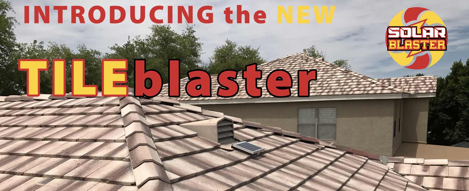 TILEblaster solar roof vent for tiled roofs