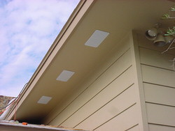 Soffit intakes vents are the seond half to a properly vented roof to compliment the exhaust vents at the ridge
