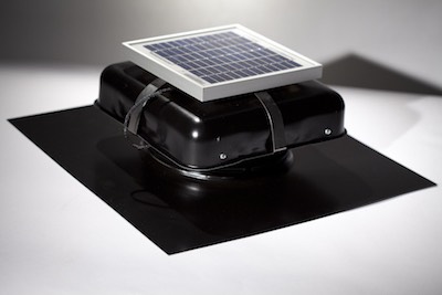 Black Solar RVOblaster vent by Solar Blaster