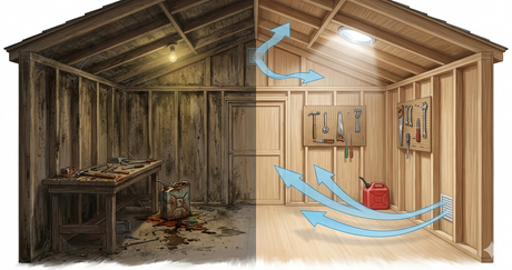 Shed Ventilation: How Heat and Moisture Are Silently Destroying What's Inside