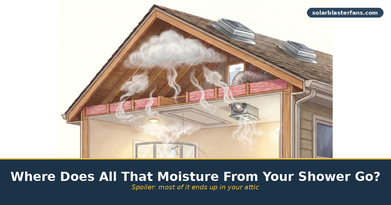 Attic Moisture From Showers: Why Ventilation Is Your Only Real Defense