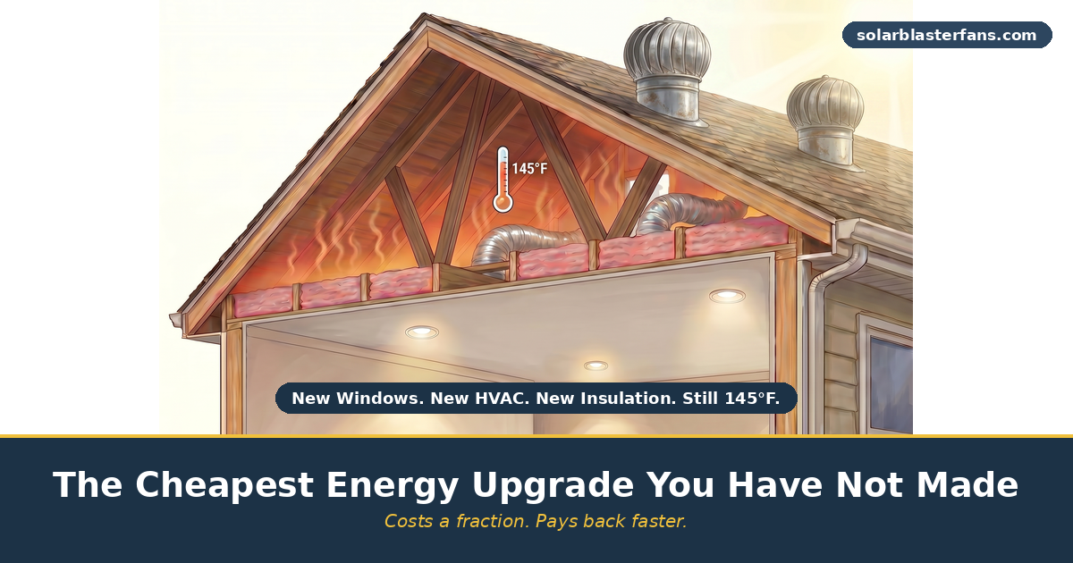 How Solar Attic Fans Reduce Your Energy Bills