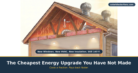 How Solar Attic Fans Reduce Your Energy Bills