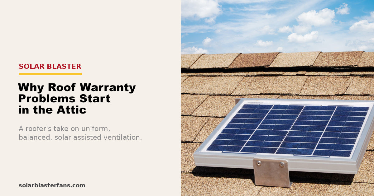 Why Roof Warranty Problems Start in the Attic
