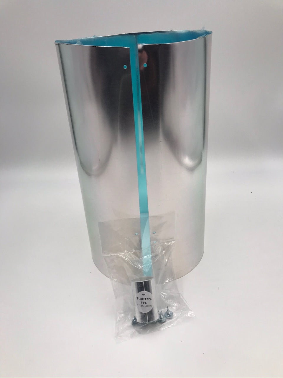 The 12 inch (8" diameter) extension tube for the Solar LightBlaster products with the tape and screw packet.