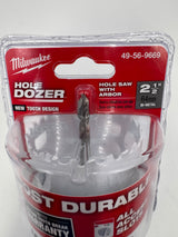 Milwaukee 2.5" Hole Saw with Arbor