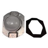 Tubular skylight, Solar LightBlaster for conex containers with 3.5 inch roof ribs, galvanized finish,  (no background) | Solar Blaster brand