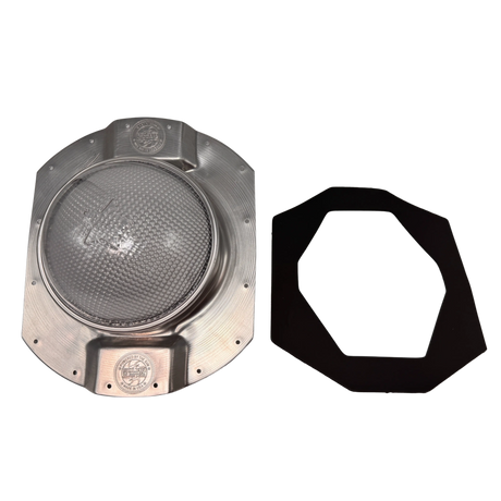 Tubular skylight, Solar LightBlaster for conex containers with 3.5 inch roof ribs, galvanized finish,  (no background) | Solar Blaster brand