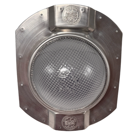 Tubular skylight, Solar LightBlaster for conex containers with 3.5 inch roof ribs, galvanized finish,  (no background) | Solar Blaster brand