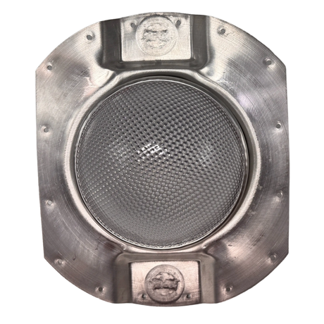 Tubular skylight, Solar LightBlaster for conex containers with 3.5 inch roof ribs, galvanized finish,  (no background) | Solar Blaster brand