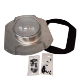 Tubular skylight, Solar LightBlaster for conex containers with 6.5 inch roof ribs, galvanized finish,  (no background) | Solar Blaster brand