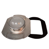 Tubular skylight, Solar LightBlaster for conex containers with 6.5 inch roof ribs, galvanized finish,  (no background) | Solar Blaster brand