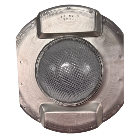 Tubular skylight, Solar LightBlaster for conex containers with 6.5 inch roof ribs, galvanized finish,  (no background) | Solar Blaster brand