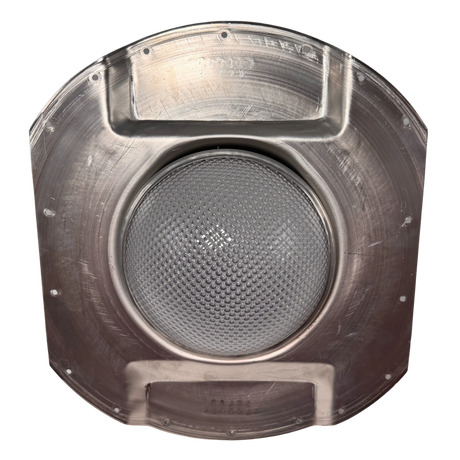 Tubular skylight, Solar LightBlaster for conex containers with 6.5 inch roof ribs, galvanized finish,  (no background) | Solar Blaster brand