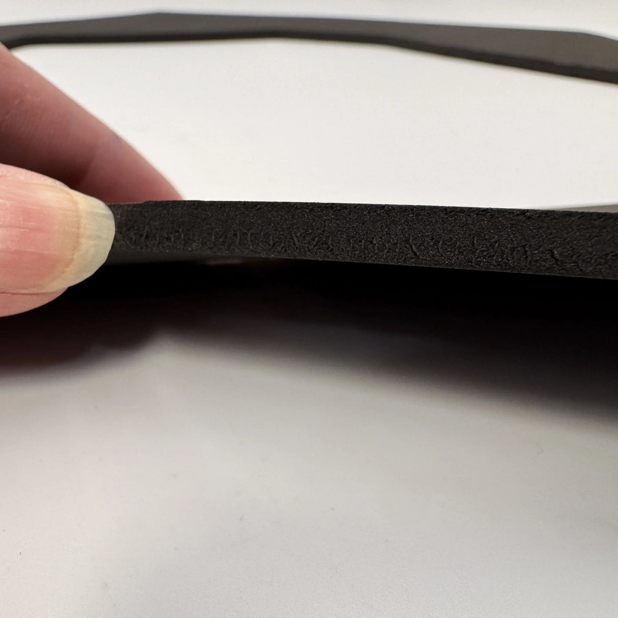 Solar ventilation fan, Solar Mega RoofBlaster for conex containers with 6.5" ribs, 5W solar panel, showing gasket seal for waterproof installation | Solar Blaster brand