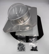 Tubular skylight, Solar Side LightBlaster for conex shipping containers, complete kit with dome, flashing, gasket and bagged mounting hardware | Solar Blaster brand