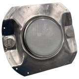Tubular skylight, Solar Side LightBlaster for conex shipping containers, bottom view, no background | Solar Blaster brand