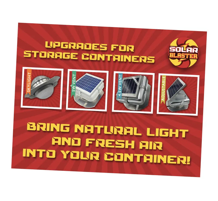 Image of the first page of the Container Sales Tool flyer.