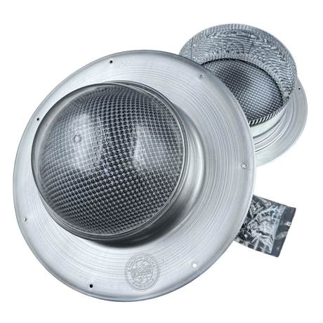 Tubular skylight, Solar LightBlaster for flat roofs, galvanized finish,  (no background) | Solar Blaster brand