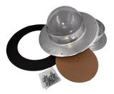 Tubular skylight, Solar LightBlaster for flat roofs, galvanized finish,  (no background) | Solar Blaster brand