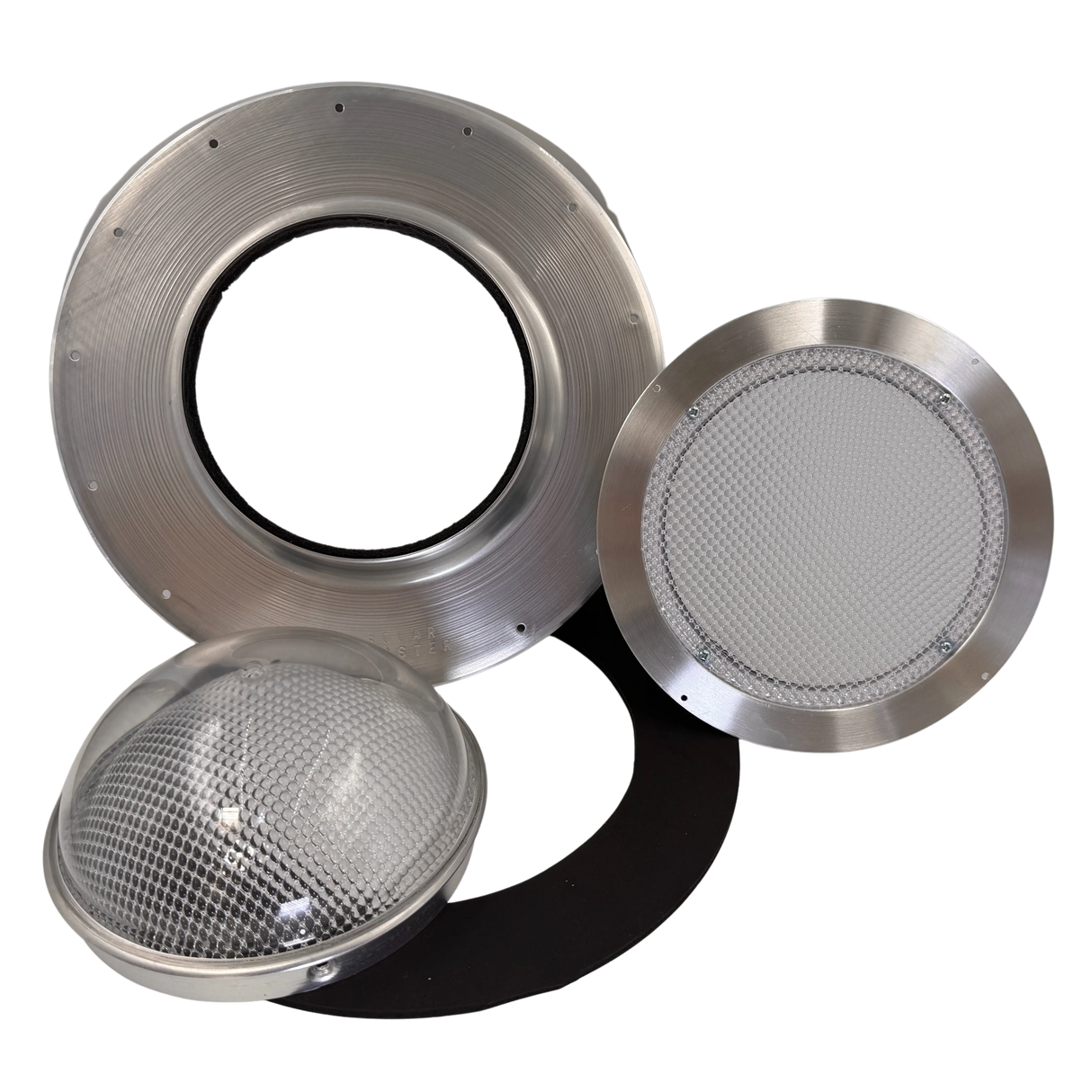 Tubular skylight, Solar LightBlaster for flat roofs, galvanized finish,  (no background) | Solar Blaster brand