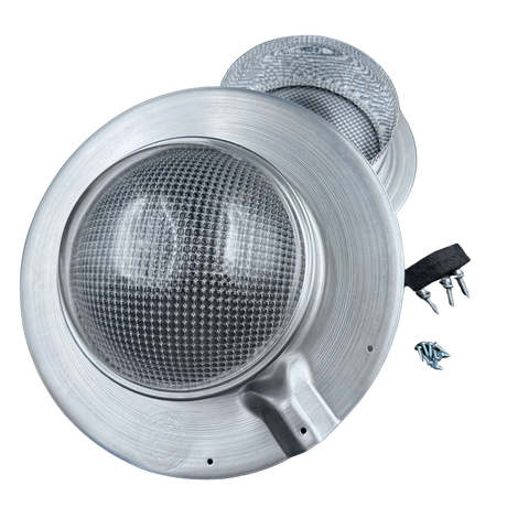 Tubular skylight, Solar LightBlaster for metal roofs, galvanized finish,  (no background) | Solar Blaster brand