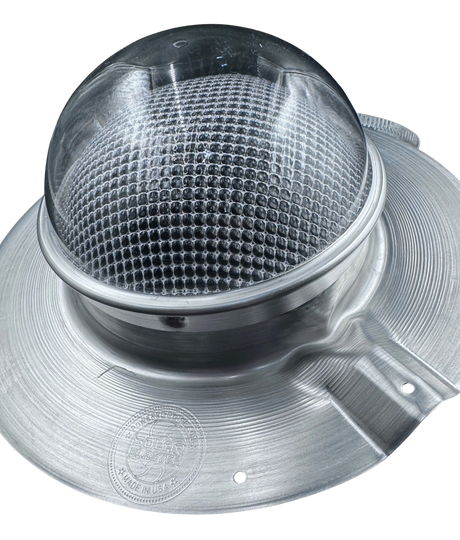 Tubular skylight, Solar LightBlaster for metal roofs, galvanized finish,  (no background) | Solar Blaster brand