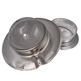 Tubular skylight, Solar LightBlaster for metal roofs, galvanized finish,  (no background) | Solar Blaster brand