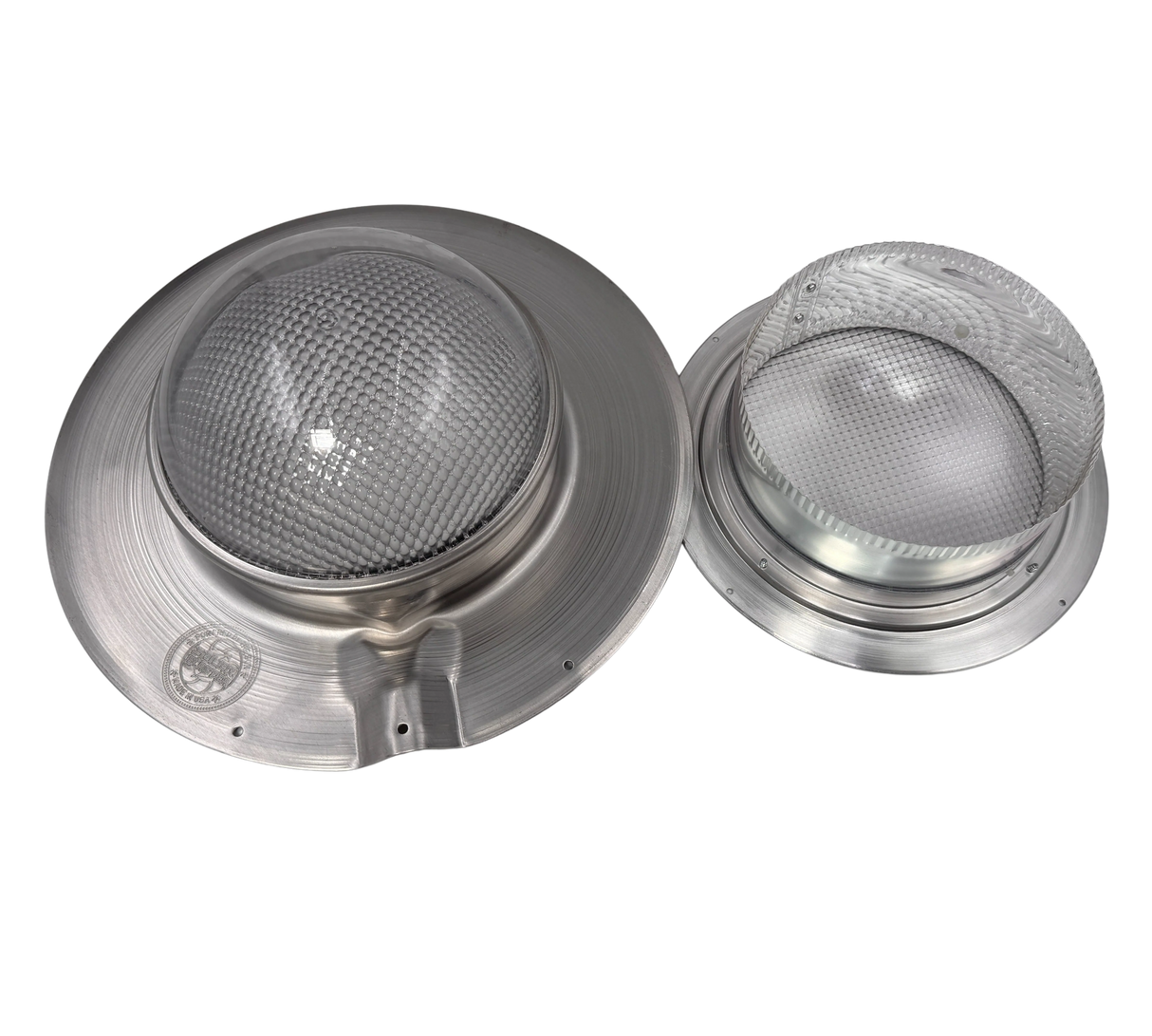 Tubular skylight, Solar LightBlaster for metal roofs, galvanized finish,  (no background) | Solar Blaster brand