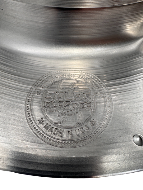 Tubular skylight, Solar LightBlaster for metal roofs, galvanized finish,  (no background) | Solar Blaster brand