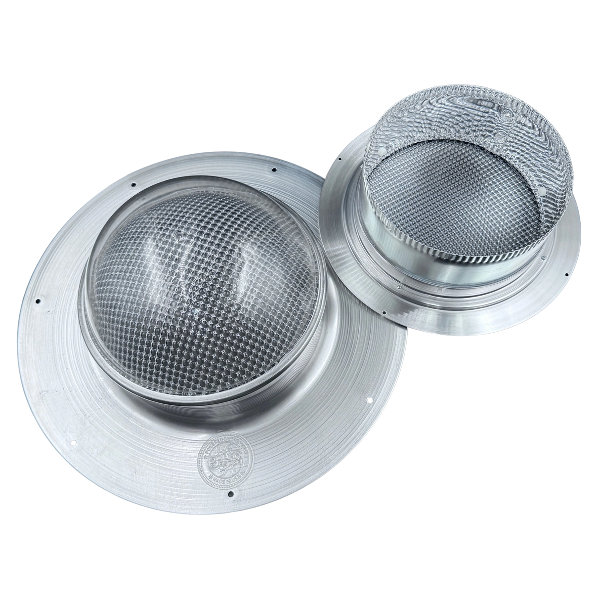 Tubular skylight, Solar LightBlaster for shingled roofs, galvanized finish,  (no background) | Solar Blaster brand