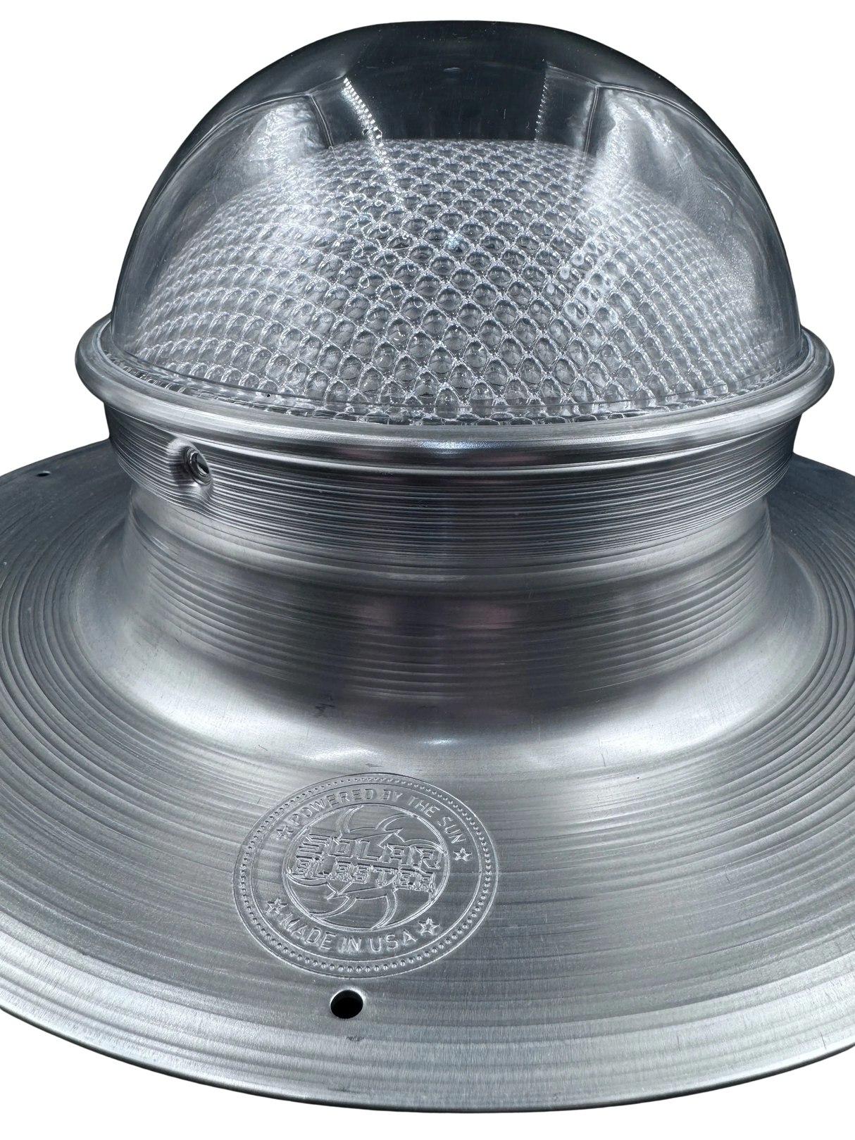 Tubular skylight, Solar LightBlaster for shingled roofs, galvanized finish,  (no background) | Solar Blaster brand