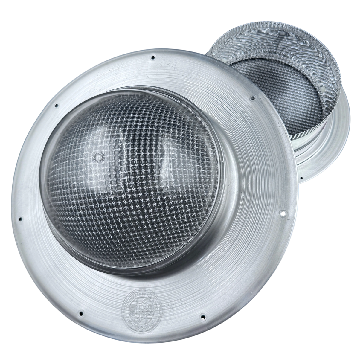 Tubular skylight, Solar LightBlaster for shingled roofs, galvanized finish,  (no background) | Solar Blaster brand