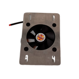 Solar ventilation fan, Metal RidgeBlaster for metal roofs with ridge vents (no background) | Solar Blaster brand