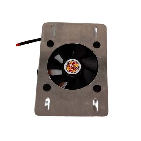 Solar ventilation fan, Metal RidgeBlaster for metal roofs with ridge vents (no background) | Solar Blaster brand