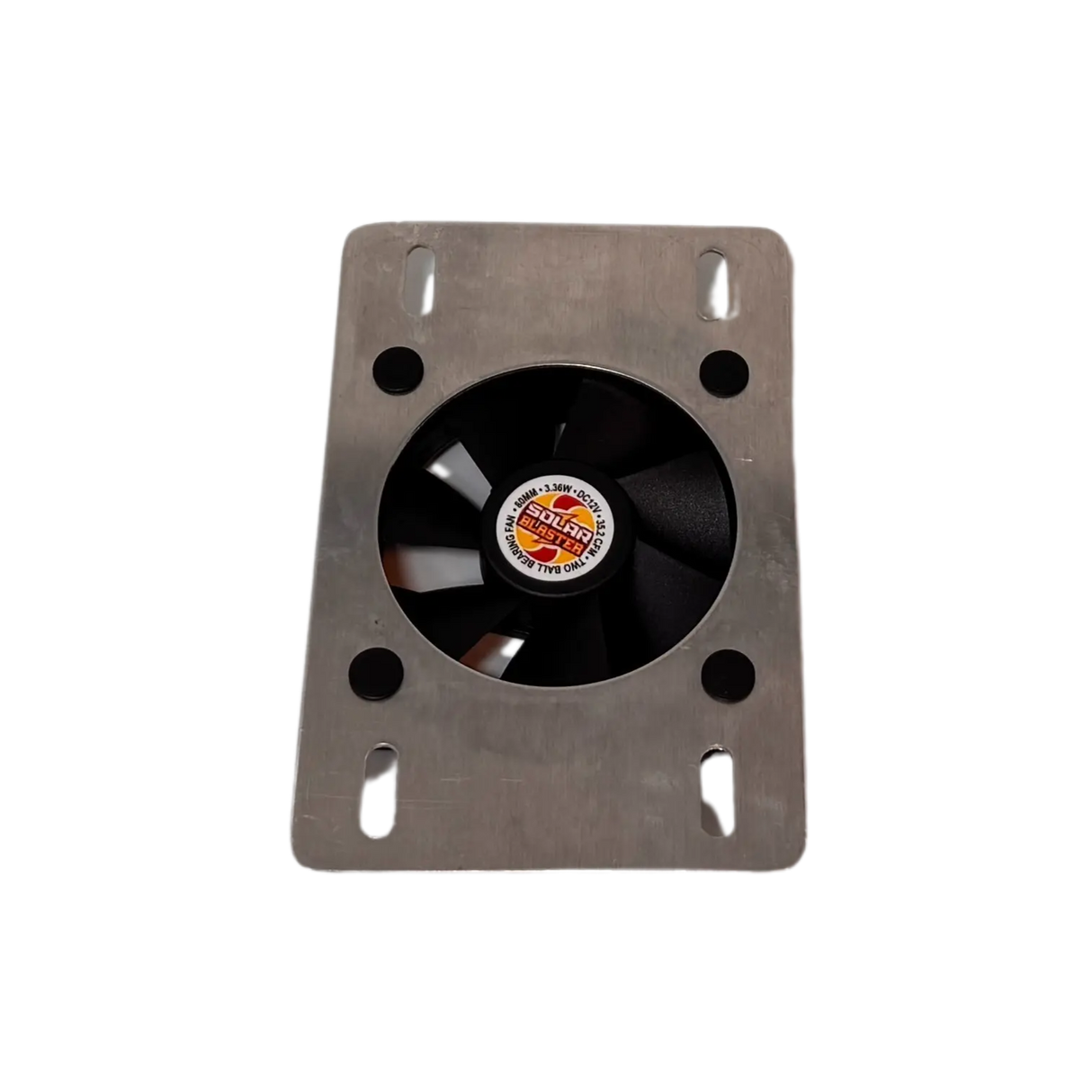 Solar ventilation fan, Metal RidgeBlaster for metal roofs with ridge vents (no background) | Solar Blaster brand