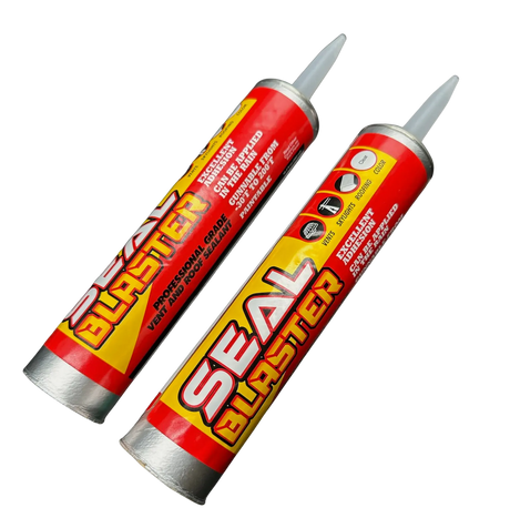 SealBlaster professional roofing sealant for all weather installation 2-pack (no background) | Solar Blaster brand
