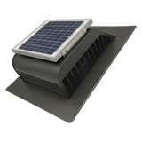 A weathered bronze Solar Mega SlantBlaster vent showing the bottom-right side of the vent.