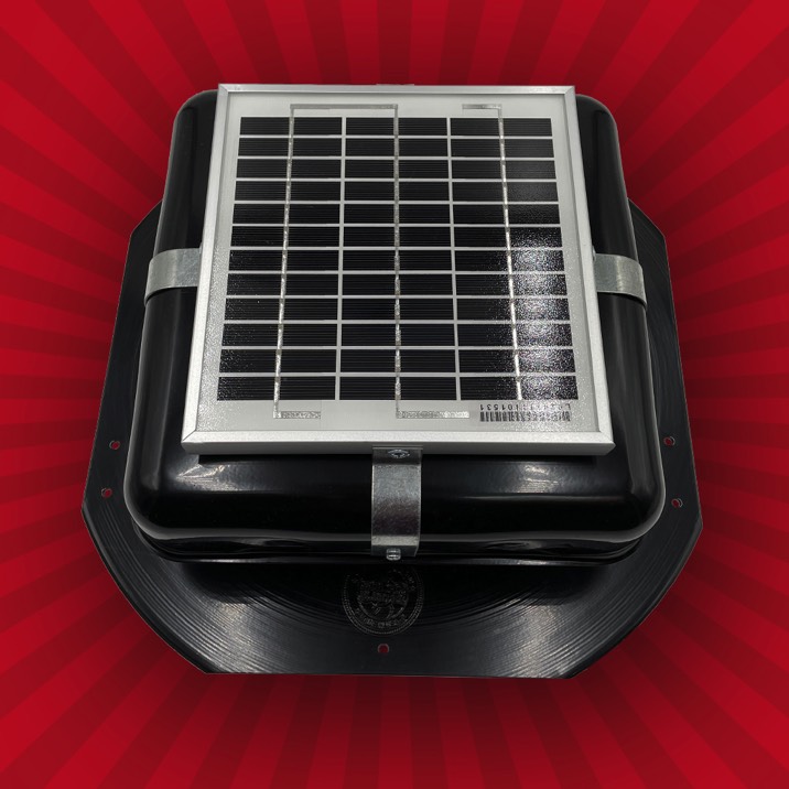 NEW – BigAir 400 CFM Solar Powered Roof Vent/Fan