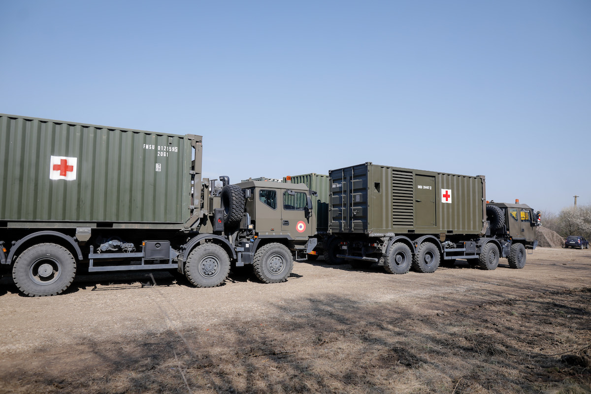 Military use of shipping containers can improve with RoofBlaster vents and LightBlaster skylights