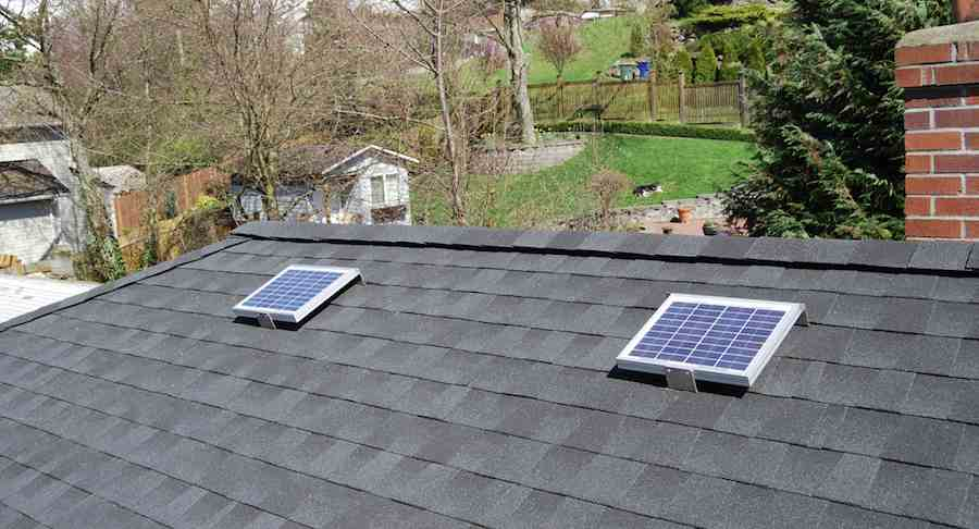 Solar-Powered Ridge Ventilation Fans Solar Blaster