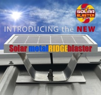 Solar Metal RIDGEblaster roof vent for metal roofs